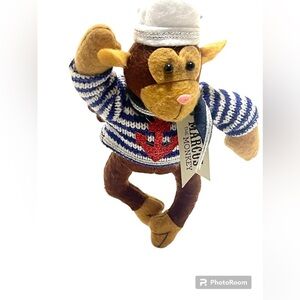 Demdaco Marcus the Monkey Nautical Christmas Ornament